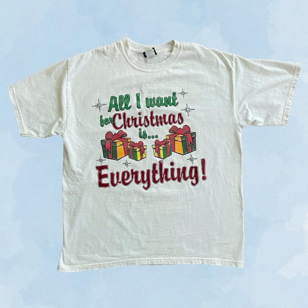 White Christmas Graphic T-Shirt